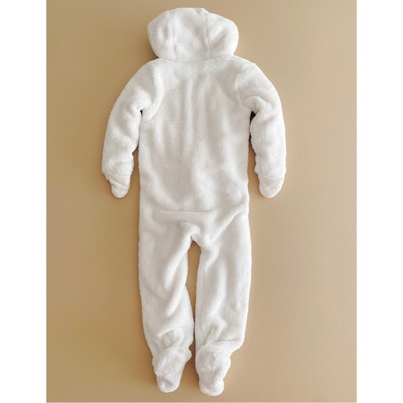 Lupilu, 6-12 M, One Piece Footed Zipper Sleeper, Infant Fleece Penguin Snowsuit - Picture 2 of 4